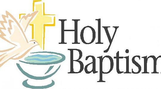 Parish Baptisms w/b 1st March 2020