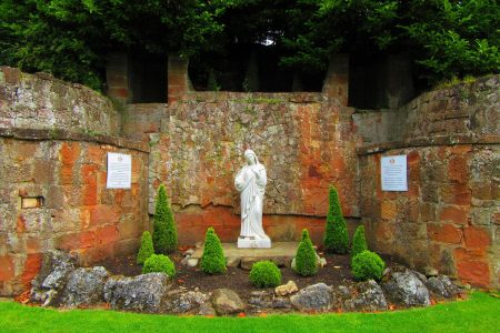 Honouring Our Lady of Lourdes at Carfin