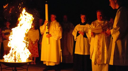 Easter Vigil Mass - Saturday at 8pm