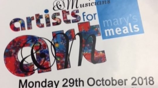 Artists and Musicians Annual Event for Mary’s Meals