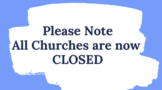 All Churches closed in Diocese of Motherwell