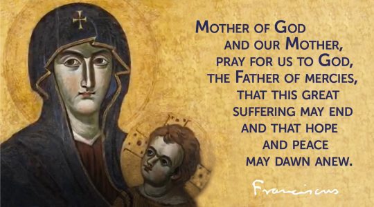Praying the Holy Rosary in May 2020